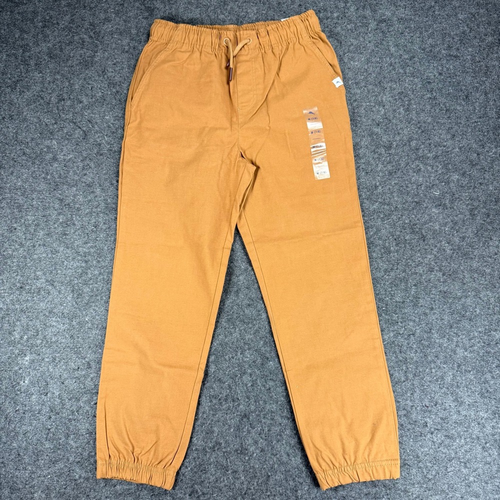 Tommy Bahama Boys Khaki Jogger Pants Size‎ M (7/8) Elastic Waist Casual